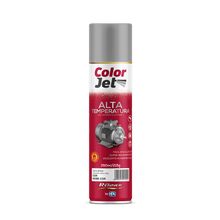 Tinta Spray Color Jet Alta Temperatura - Aluminio Fosco
