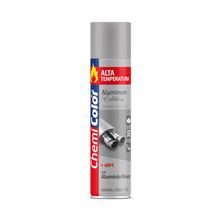 Tinta Spray Alta Temperatura Chemicolor 350ml Aluminio