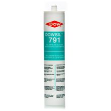 Selante de Silicone Neutro Resistente à Intempéries Dowsil 791 Alumínio 300ml