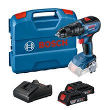 Parafusadeira Furadeira Impacto Bosch GSB18V-50-2B 2 baterias