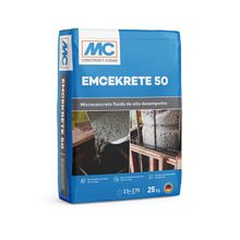 Microconcreto Fluido de Alto Desempenho Emcekrete 50 25kg - MC Bauchemie