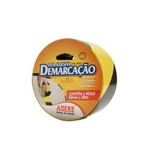 Fita Preta e Amarela para Demarcação 50x30 REF.857I/S - Adere