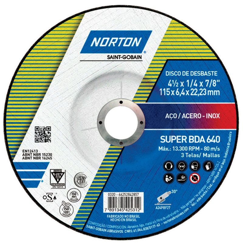 Disco-de-Desbate-T27-BDA640-115X6-4X22-22-Norton-P1041