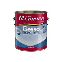 Tinta Gesso Fosco Branco 3,6L Renner