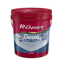 Tinta Acrílica Gesso Branco 18L Renner