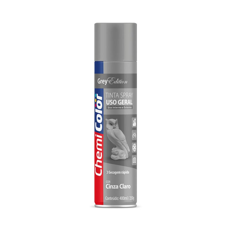 Tinta-Spray-Uso-Geral-Chemicolor-400ml-Cinza-Claro-P2510