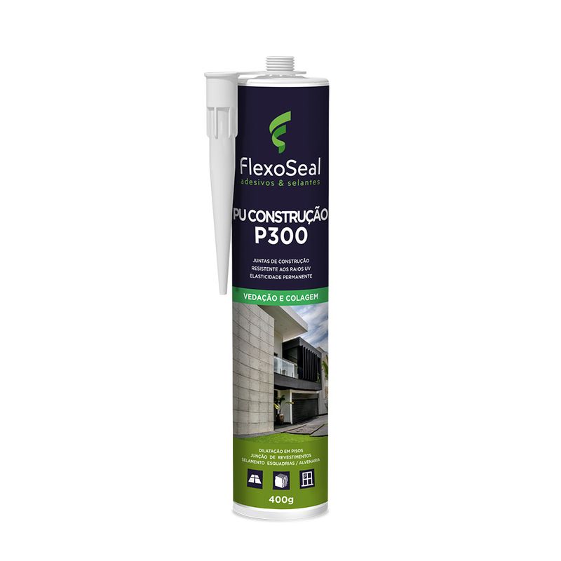 Selante-PU30-ConstruCAo-P300-Preto-400g-300ml---Flexoseal-P2547