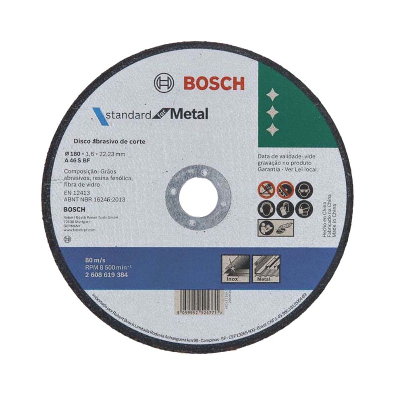 Disco-de-Corte-Bosch-Standard-for-Metal-180x1-6mm-Centro-Reto-P3189