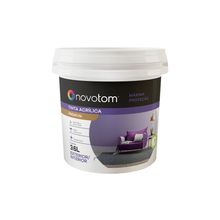 Tinta Acrílica Premium Fosco Pérola Novotom 3,6L