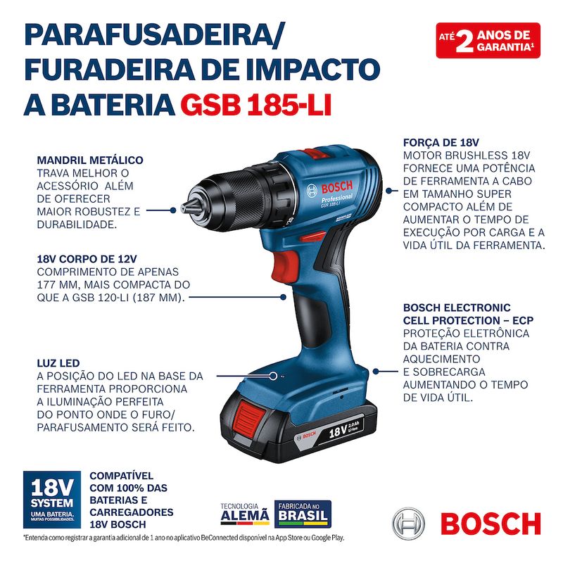 Furadeira-Parafusadeira-Impacto-18V-GSB-185-LI-com-1-bateria--1-carregador-e-23-acessOrios-S13651