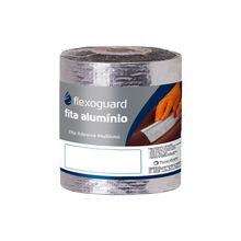 Fita Asfáltica Aluminizada Multiuso Adesiva Flexoguard 10m x 20cm