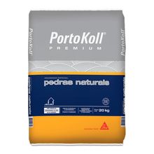 Argamassa Colante ACII Pedras Naturais Cinza 20kg Portokoll Premium