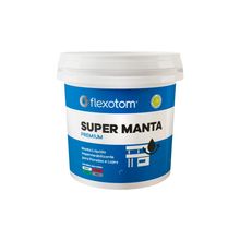 Manta Líquida Impermeabilizante para Paredes e Lajes Super Manta 4,5kg - Flexotom