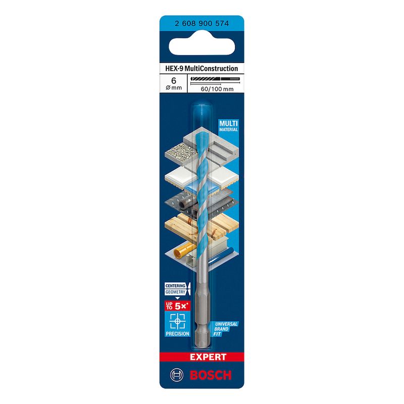 Broca-Bosch-EXPERT-HEX-9-Multiconstruction-6x60x100-mm-P3743