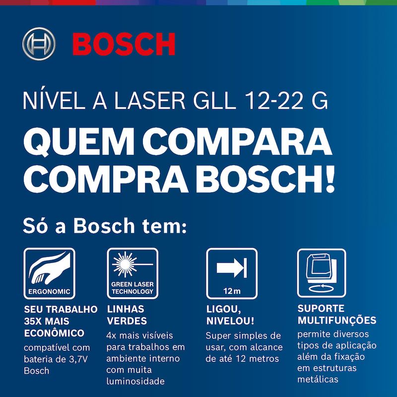 NIvel-a-Laser-verde-Bosch-GLL-12-22-G--12m-suporte-giratOrio-S16608