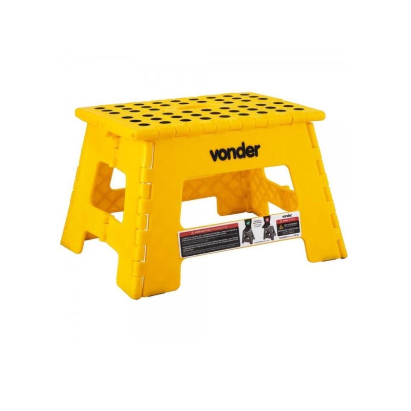 Banqueta-PlAstica-DobrAvel-Altura-220-mm-Amarelo-S16937