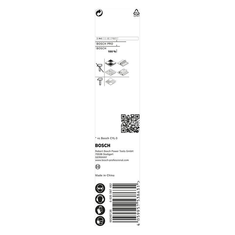 Broca-Bosch-EXPERT-HEX-9-Multiconstruction-4x45x90mm-S16534