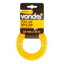 Fio de Nylon para Aparadores de Grama 1,8 mm x 15 m Redondo