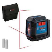 Nível a Laser Linha Vermelha Bosch GLL 12-22 de 12 m com suporte giratório