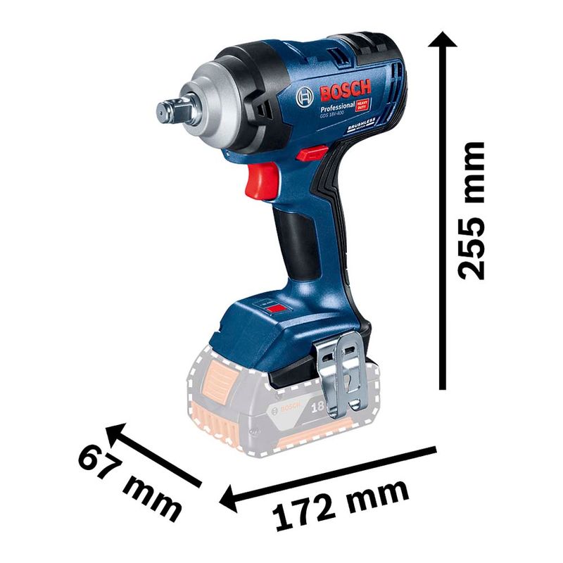 Chave-de-impacto-18V-GDS-18V-400-SB-S6840