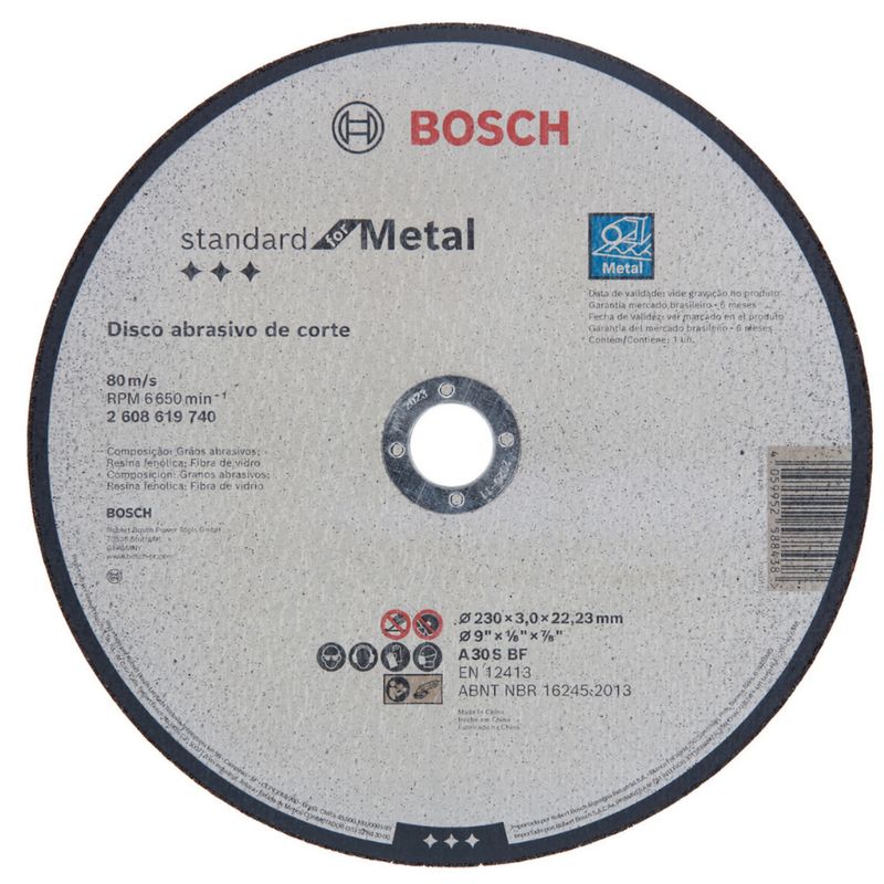 Disco-de-corte-Bosch-Standard-for-Metal-230x3-0mm-centro-reto-P3229